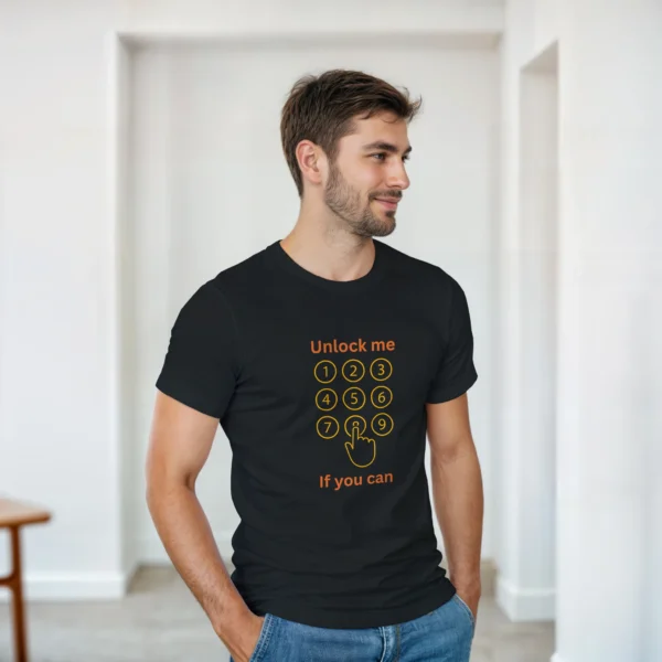 Unlock Me If You Can - Classic Cotton T-Shirt (100 Cotton, Heavyweight Champion)