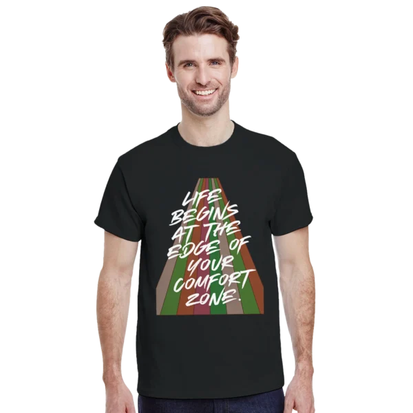 Comfort Zone - Heavyweight Unisex Crewneck T-shirt , Gildan 5000