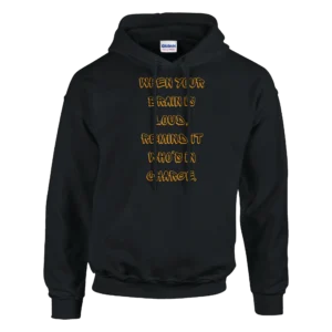 Empowering Reminder "Who's In Charge" Hoodie , Premium Comfort and Style