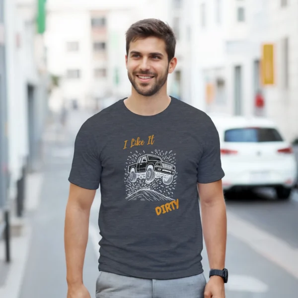 I LIKE IT DIRTY - Heavyweight Unisex Crewneck T-shirt , Gildan 5000