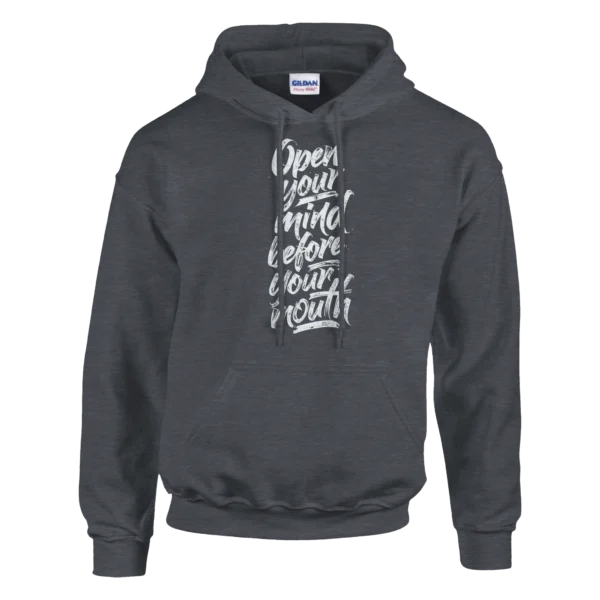 Open Your Mind Before Your Mouth Hoodie , Thought-Provoking Streetwear in Multiple Colors