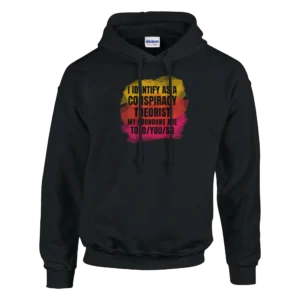 CONSPIRACY THEORIST - Classic Unisex Pullover Hoodie , Gildan 18500