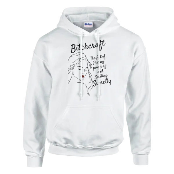 SMILING SWEETLY - Classic Unisex Pullover Hoodie , Gildan 18500
