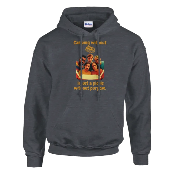 Camping Without Beer Is Just A Picnic Without Purpose Funny Hoodie , Classic Unisex Pullover