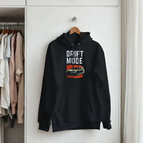 Drifting Speed Machine Unisex Pullover Hoodie , Gilden 18500