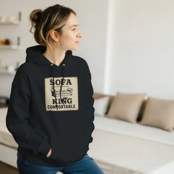 Sofa King Comfortable Funny Hoodie , Classic Unisex Pullover Gildan 18500