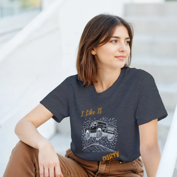 I LIKE IT DIRTY - Heavyweight Unisex Crewneck T-shirt , Gildan 5000