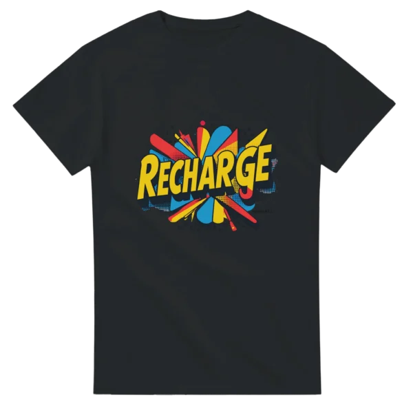 RECHARGE - Heavyweight Unisex Crewneck T-shirt , Gildan 5000