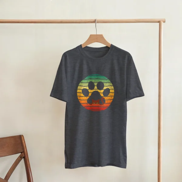 Kitty Paw - Heavyweight Unisex Crewneck T-shirt , Gildan 5000