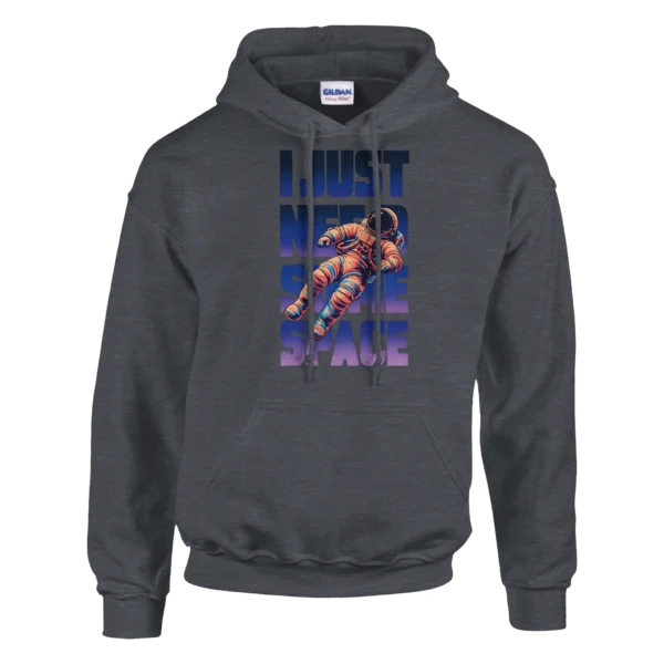I Just Need Some Space , Astronaut Gradient Universe Unisex Pullover Hoodie
