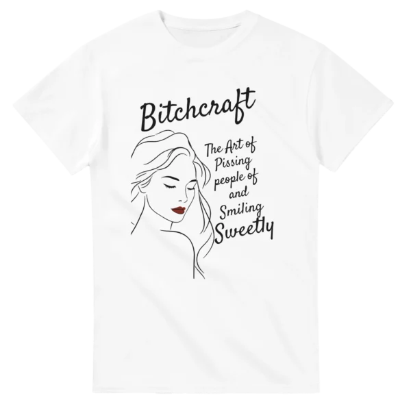 SMILING SWEETLY - Heavyweight Unisex Crewneck T-shirt , Gildan 5000