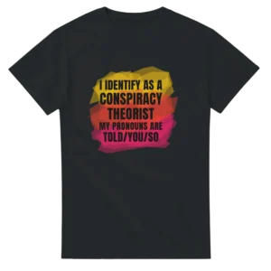 CONSPIRACY THEORIST - Heavyweight Unisex Crewneck T-shirt , Gildan 5000