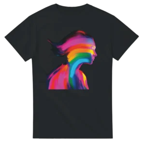 Abstract Aura Heavyweight Unisex Crewneck T-shirt , Gildan 5000
