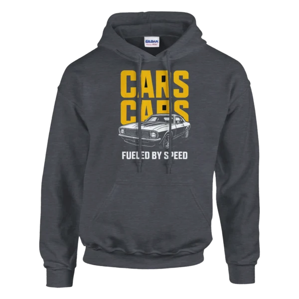 Vintage Muscle Car Hoodie , "Fueled by Speed" Classic Unisex Pullover