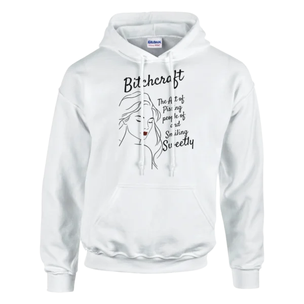 SMILING SWEETLY - Classic Unisex Pullover Hoodie , Gildan 18500