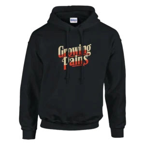 Retro "Growing Pains" Unisex Pullover Hoodie , Vintage Style and Comfort in Your Choice of Color