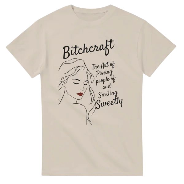 SMILING SWEETLY - Heavyweight Unisex Crewneck T-shirt , Gildan 5000