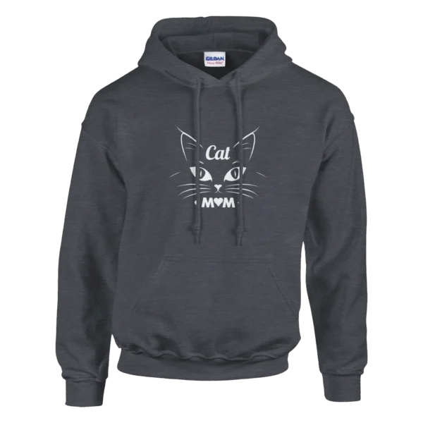 Purr-fectly Cozy Cat Mom Hoodie , Classic Unisex Pullover with Cute Kitty Design