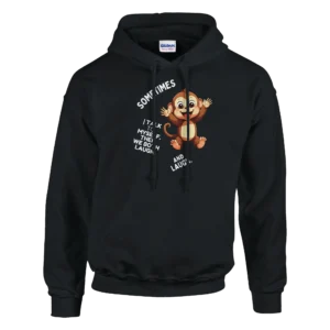 Funny Monkey "Talk to Myself" Classic Unisex Pullover Hoodie , Gildan 18500