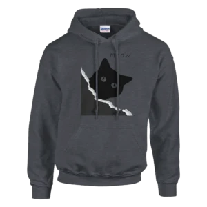 Cat Peek-A-Boo Hoodie - Soft Cotton Blend, Cozy and Stylish Design