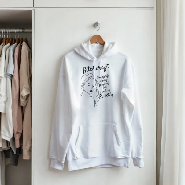 SMILING SWEETLY - Classic Unisex Pullover Hoodie , Gildan 18500